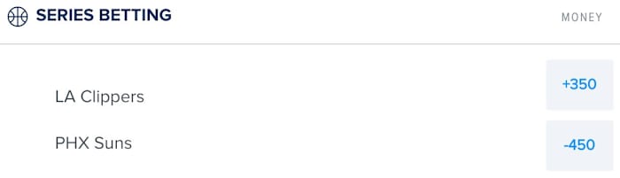 Western Conference Championship Odds via FanDuel Sportsbook 06/22/21